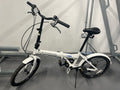 CROSS CRF300 Folding Bike 20 in White with Mudguards & Kickstand