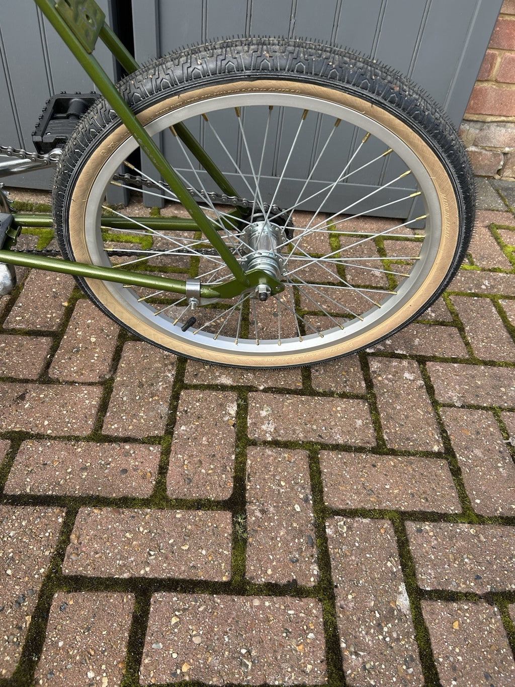 Pair of Customised Retro Nottingham-built Steel Raleigh Stowaway Folding Bikes