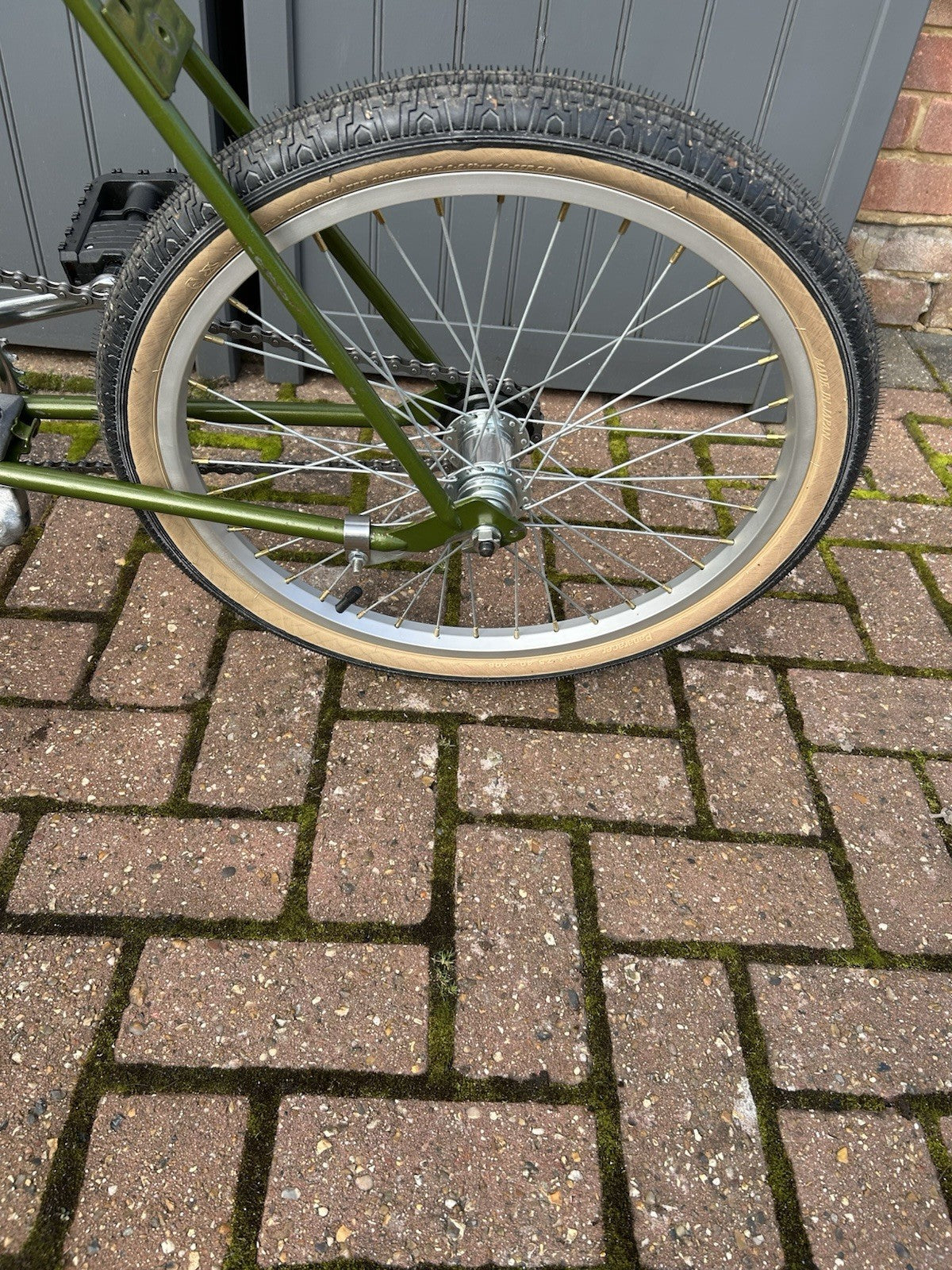Pair of Customised Retro Nottingham-built Steel Raleigh Stowaway Folding Bikes