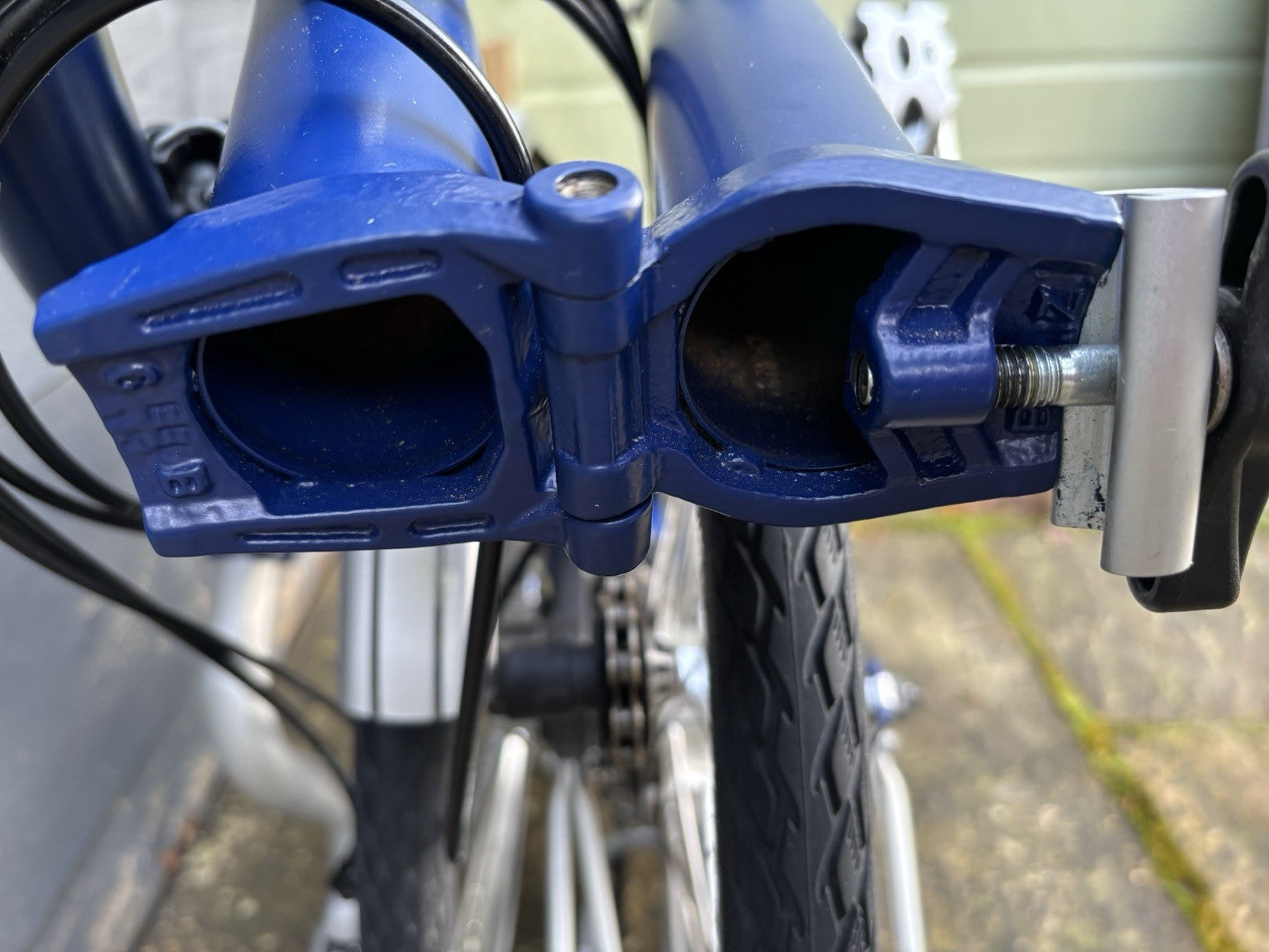 Brompton M6R in Cobalt Blue Folding bike C Line - Very Light Leisure Use Only