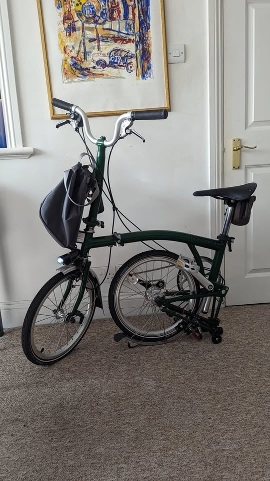 Brompton M3L British Racing Green £1475 RRP (Accessories, Receipt, Proof of Owne