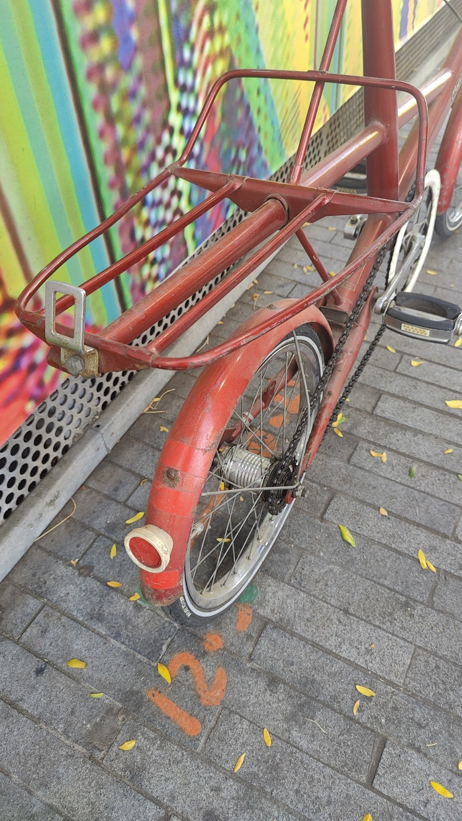 60s Moulton Automatic Bike 16" Wheels Red Small Frame Rear Rack Front Susp