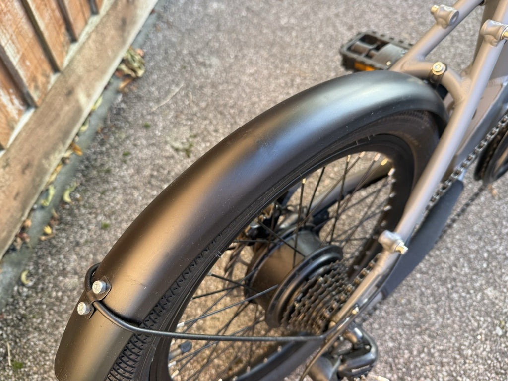 Estarli Folding Bike Grey 20 Inch 7 Speed Commuter