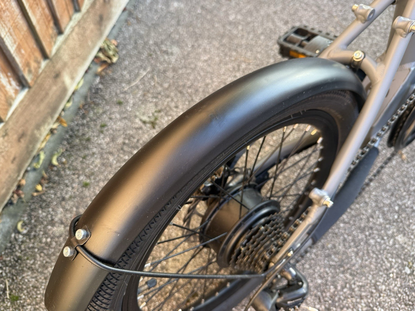 Estarli Folding Bike Grey 20 Inch 7 Speed Commuter