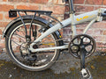 Raleigh Evo Two 20in Folding Bike Rim Brake Rear Rack MISSING PEDAL