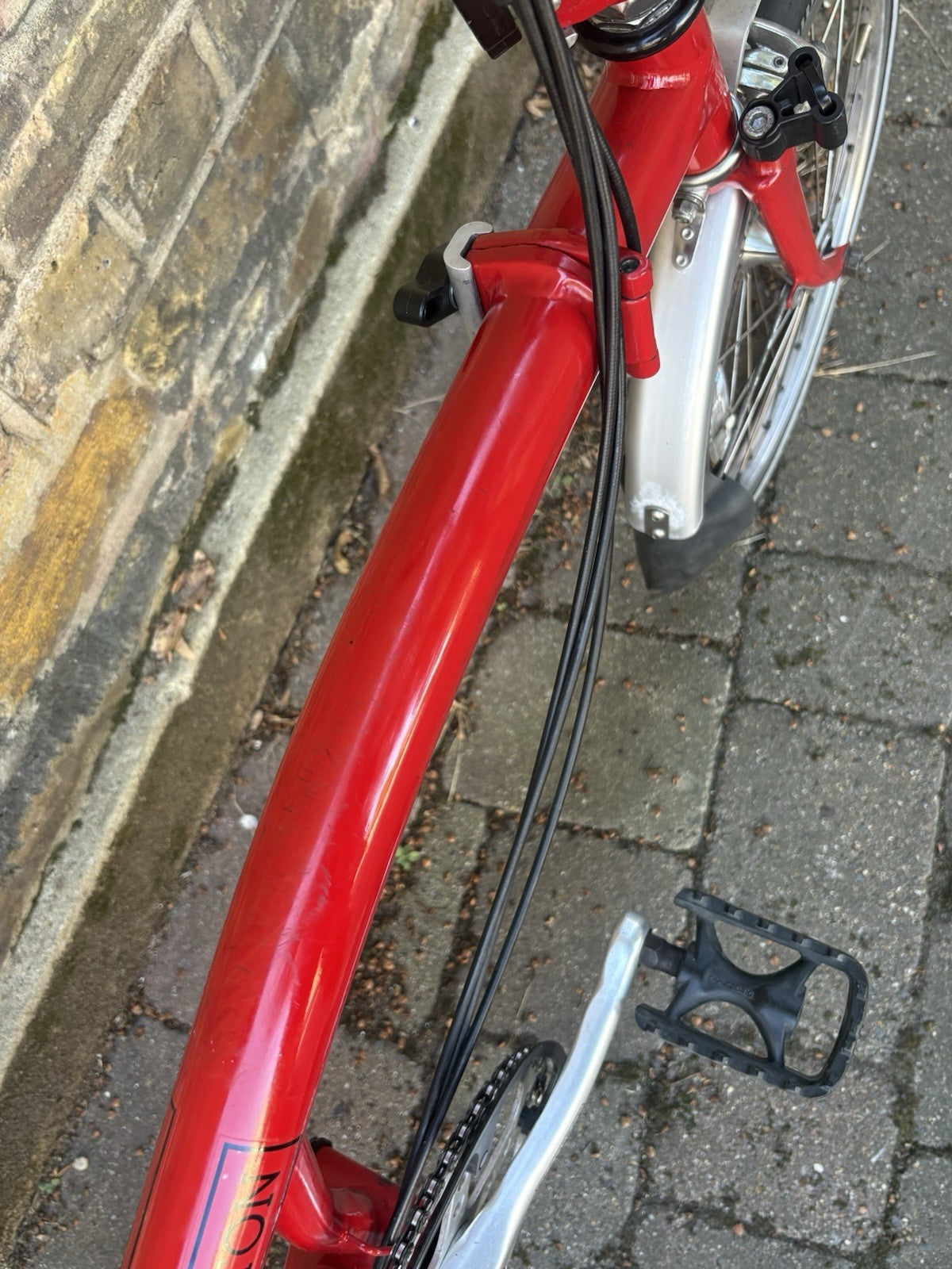 Brompton Folding Bike 2003, 6 Speed Red Good Condition With New Parts
