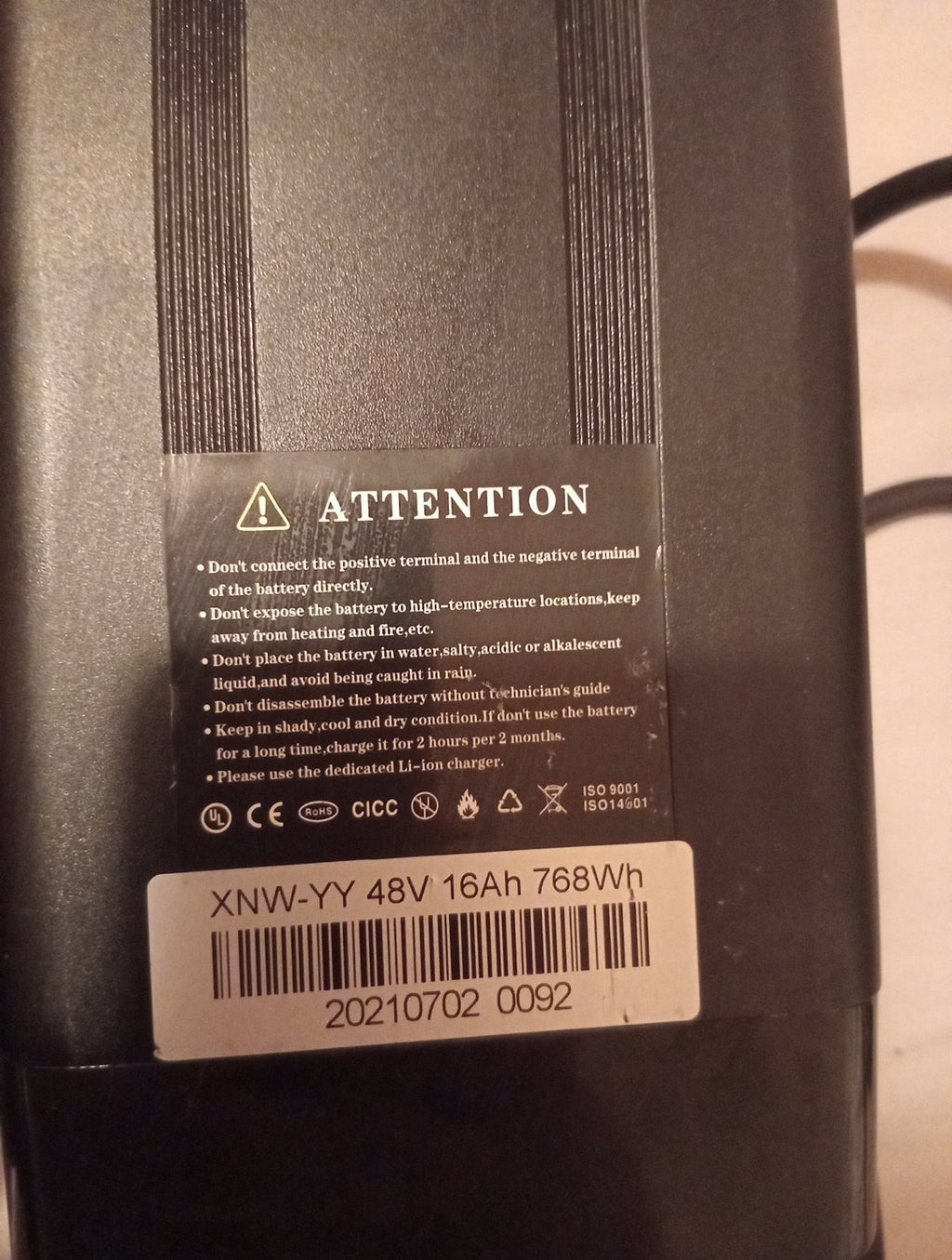 48v ebike Battery's