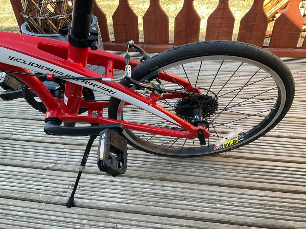 Ferrari Scuderia Red Folding Bike