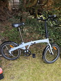 b-fold 20in Folding Bike Grey with Mudguards & Reflectors, V-Brake