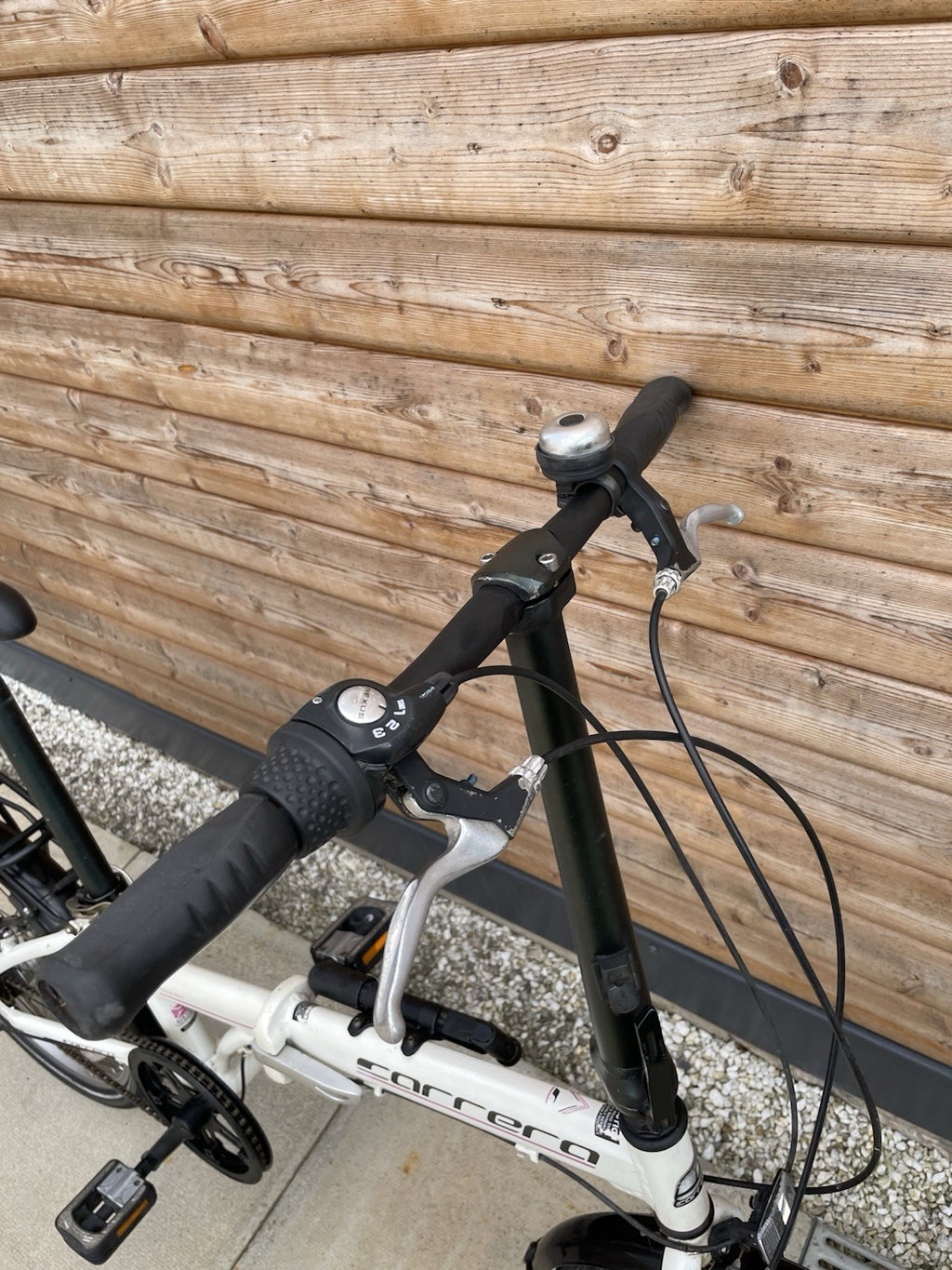 Carrera Transit 20in Folding Bike 3-Speed Hub Gears Rear Rack Mudguards