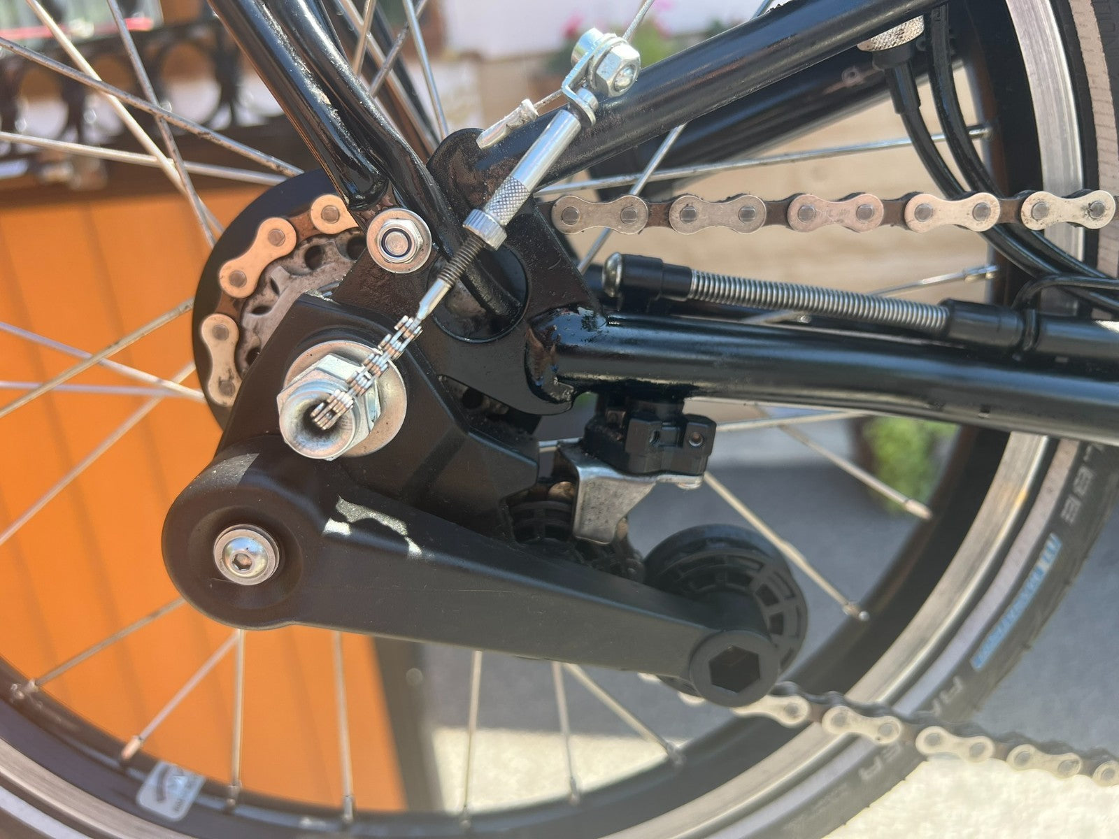 Brompton C Line 6 Speed Folding Bike Bumble bee yellow - 65 miles