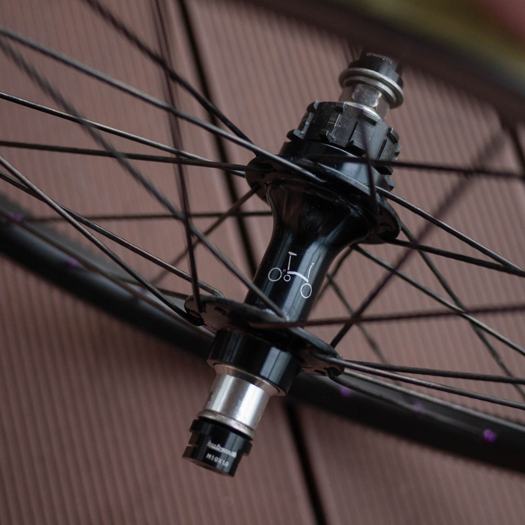 Brompton 1/2 speed Black Edition Superlight Wheelset Schwalbe One Tan Wall