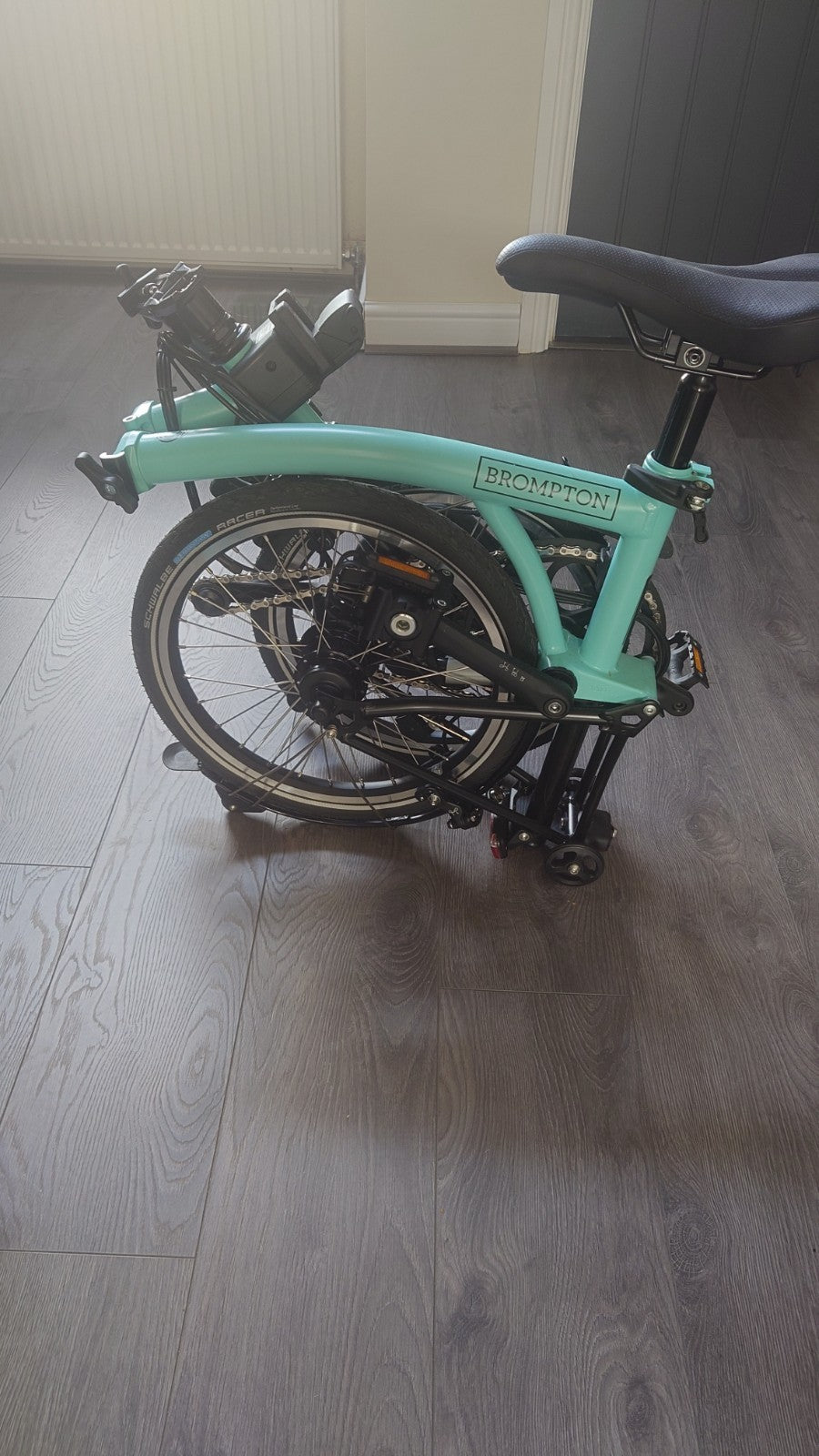 Brompton Electric C Line (12 Speed), Green, Unused 2026