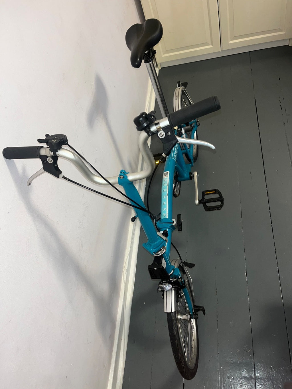 Brompton B75 16" Folding Bike - Blue