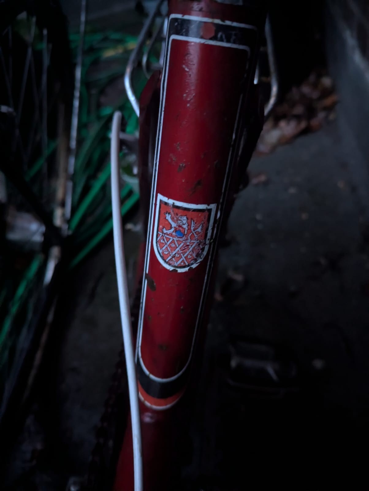 Vintage Red Folding Bike - 3 speed - Project/Repair - Collection Only