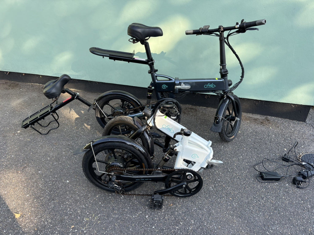 Fiido D2s X 2 Folding powered Bikes