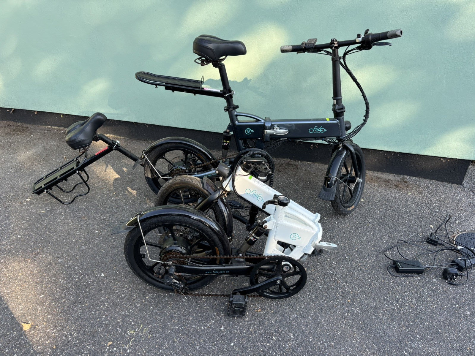Fiido D2s X 2 Folding powered Bikes