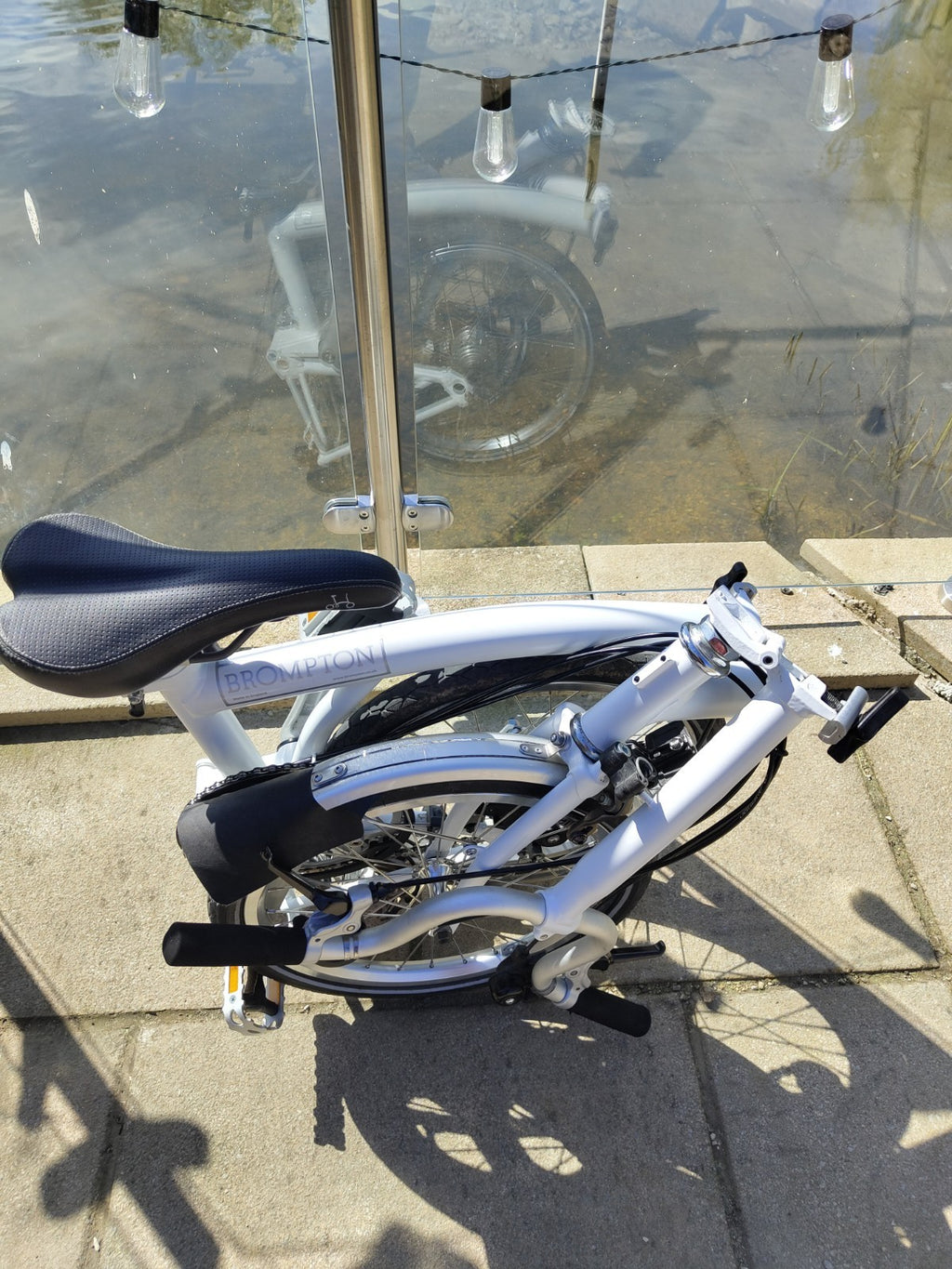Brompton M6L Folding Bike 2015 Ivory –Excellent Condition, Serviced, C line, 6 S