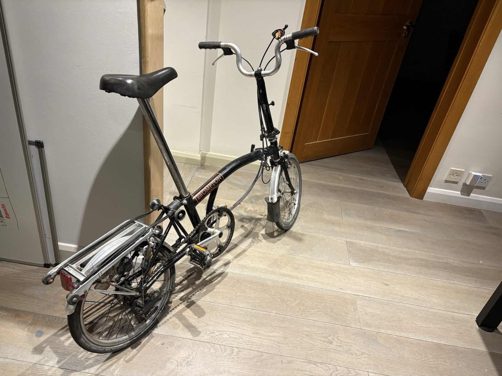 Brompton Folding Bike 3-Speed, Black