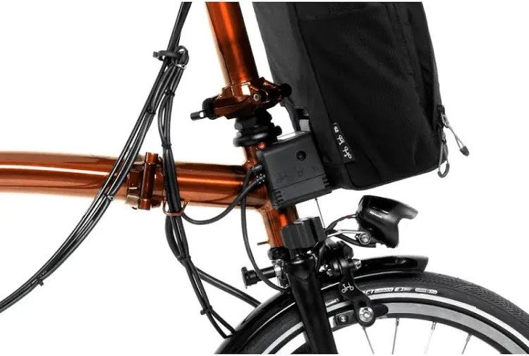BROMPTON P LINE El.ctric URBAN FOLDING BIKE IN FLAME Lacqer New
