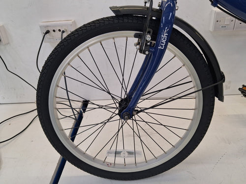 Apollo Tuck Single Speed Compact 14kg Folding Bike - Blue (Scratched/Bent)