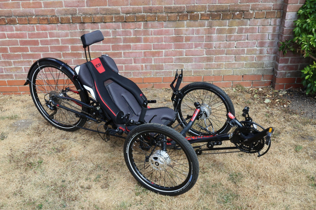 ICE Sprint X Tour folding recumbent adult trike - great condition, just 98 miles