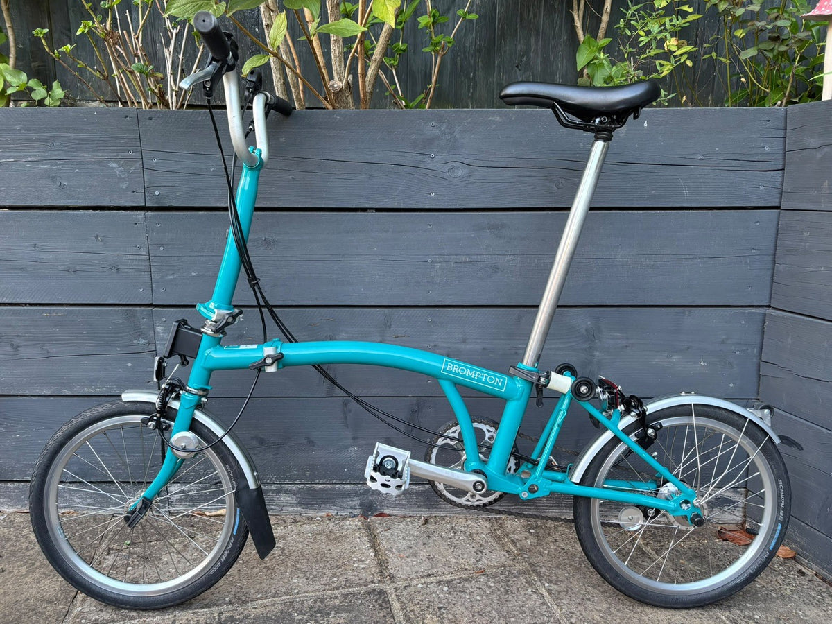 2020 Brompton B75 upgraded to C Line Folding Bicycle 3 Speed - Hardly Used