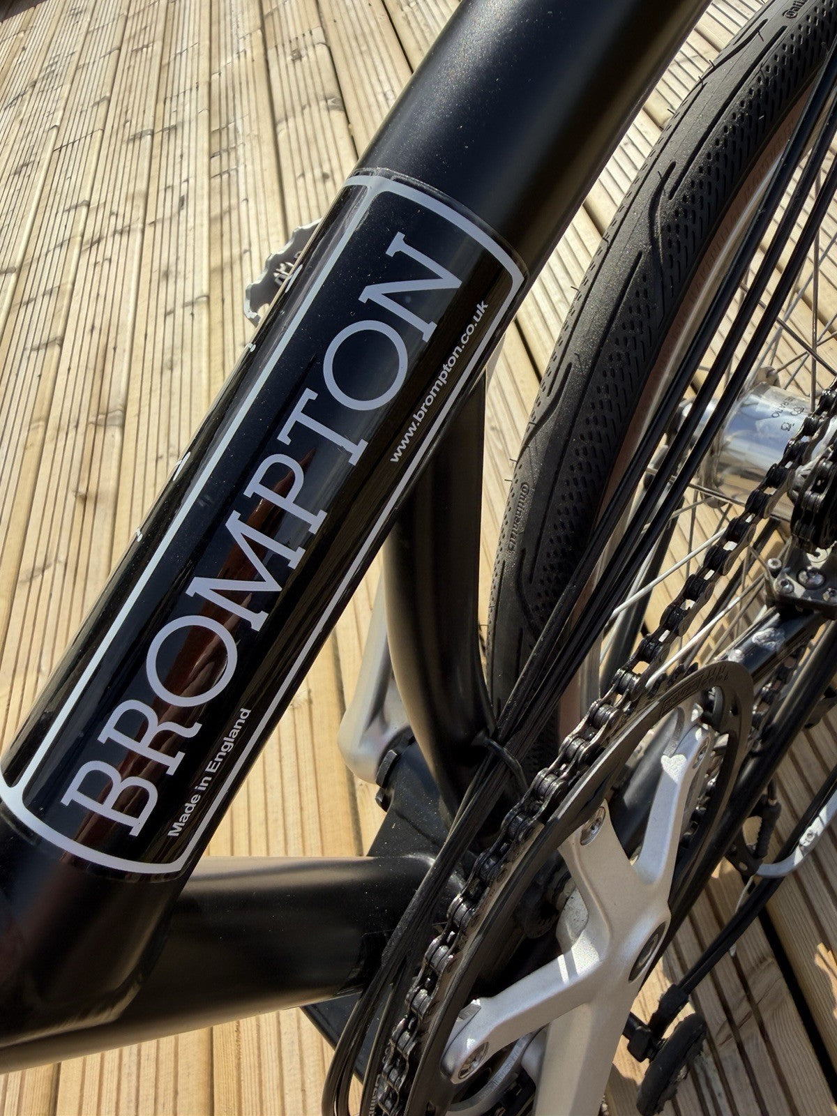 Brompton Folding Bike 6-Speed Black Excellent Used Condition