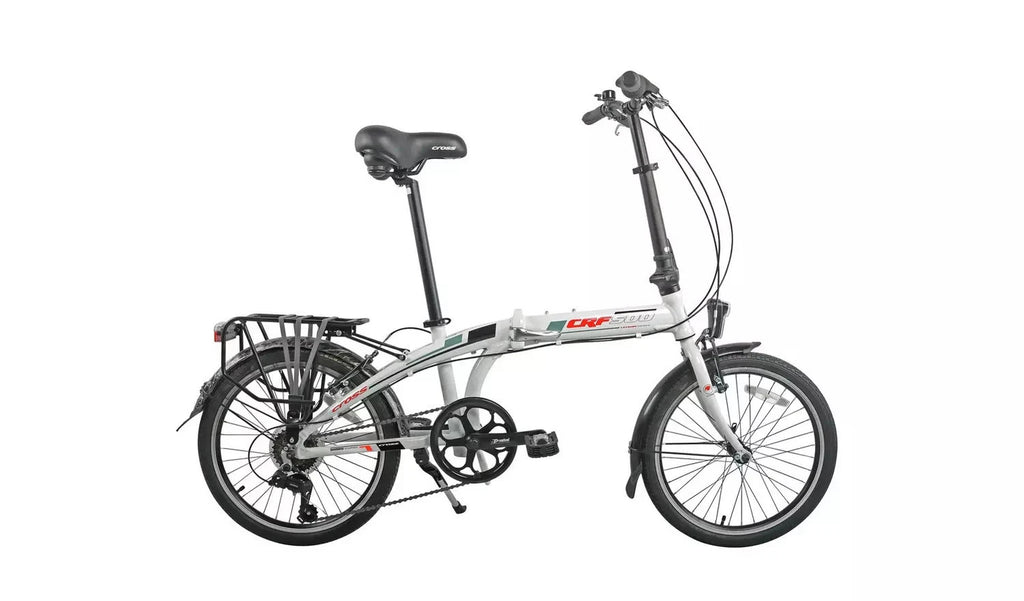 Cross CRF500 20 inch Wheel Size Unisex Folding Bike - White