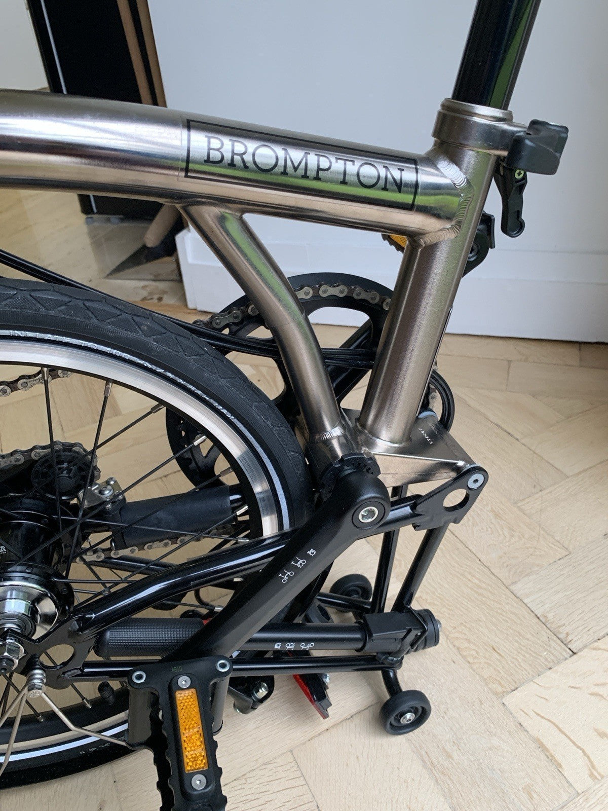 Brompton Folding Bicycle Nickel Edition 2016 Brand New Collection Item