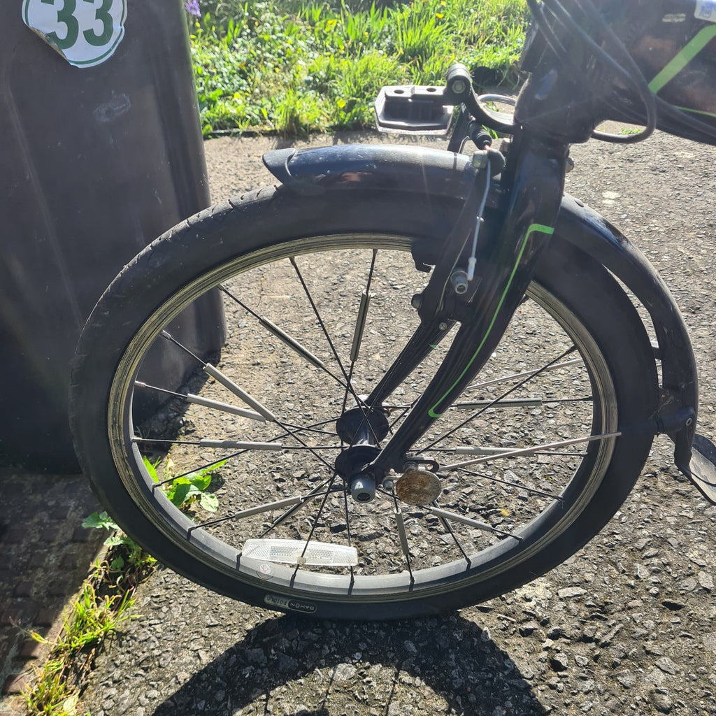 Dahon Vitesse D8 Folding Bike - Black/Green - Project/Spares or Repair