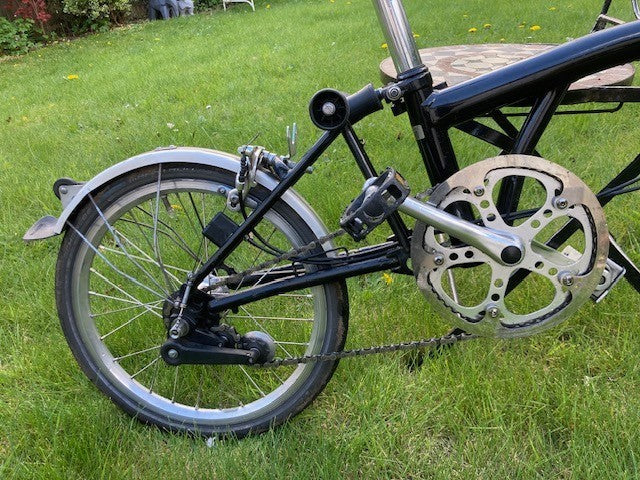 Brompton folding bike 3 speed M3L - black
