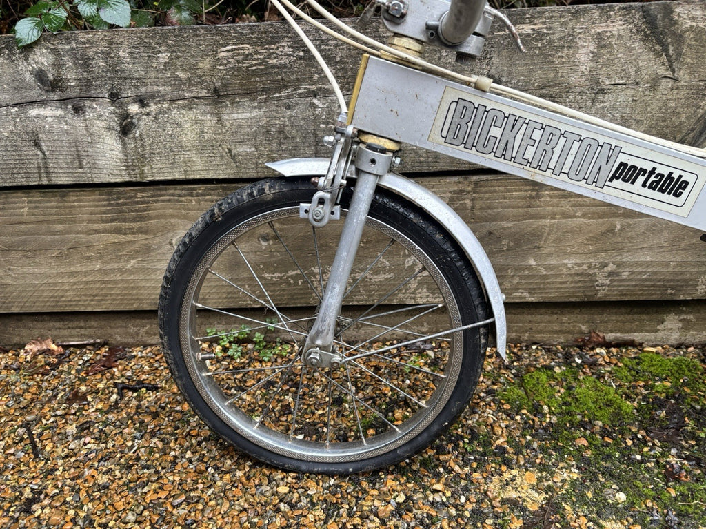 Vintage Bickerton Folding Bike ~Famous Lightweight Aluminium Classic