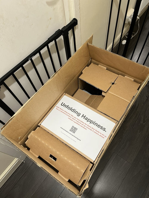 Brompton C Line 6 High Handlebar Folding Bike - Matt Black - New (opened box)