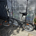RUCK 20in Folding Bike 7 Speed Black/Silver V-Brakes Rear Rack Mudguards