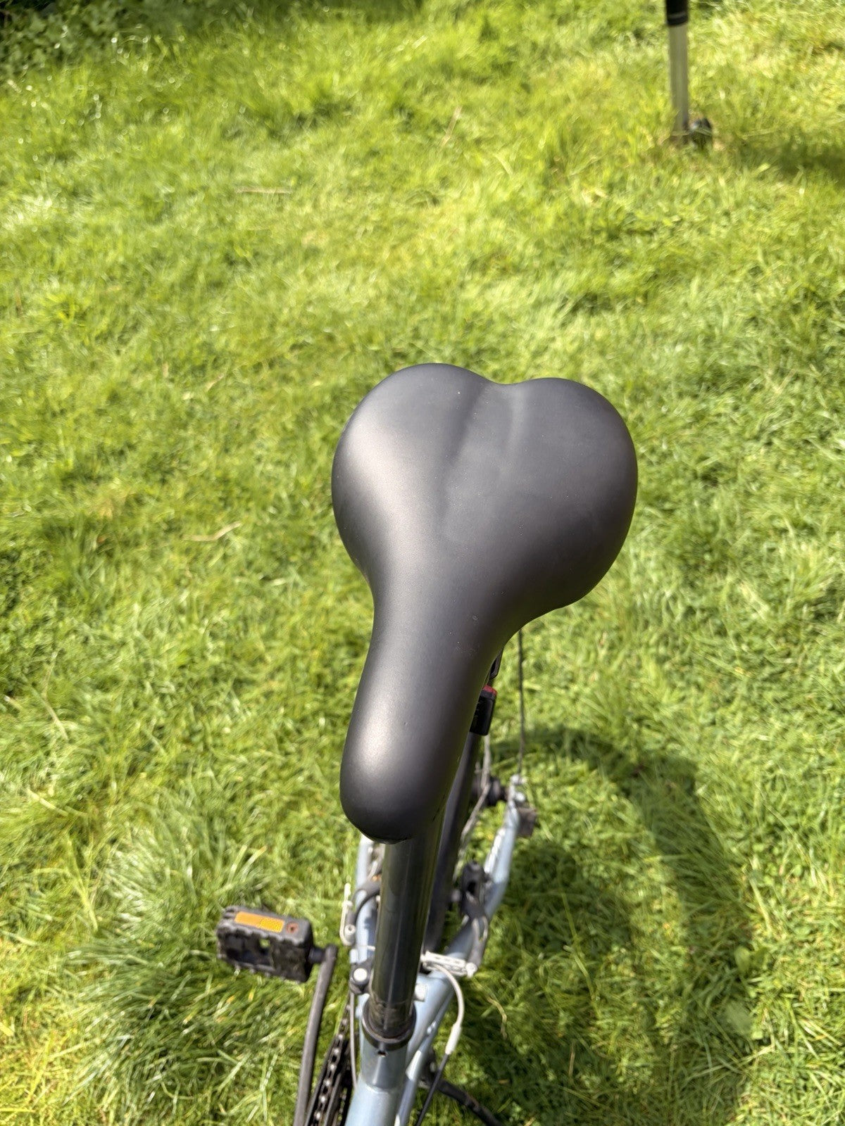 B'Twin Folding Bike Dark Blue Decathlon 20" Wheels Used