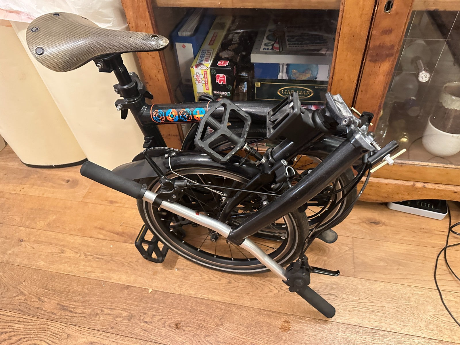 Brompton  P Line 4 Speed Folding Bike, Low Bar, upgraded Parts & Metro Bag