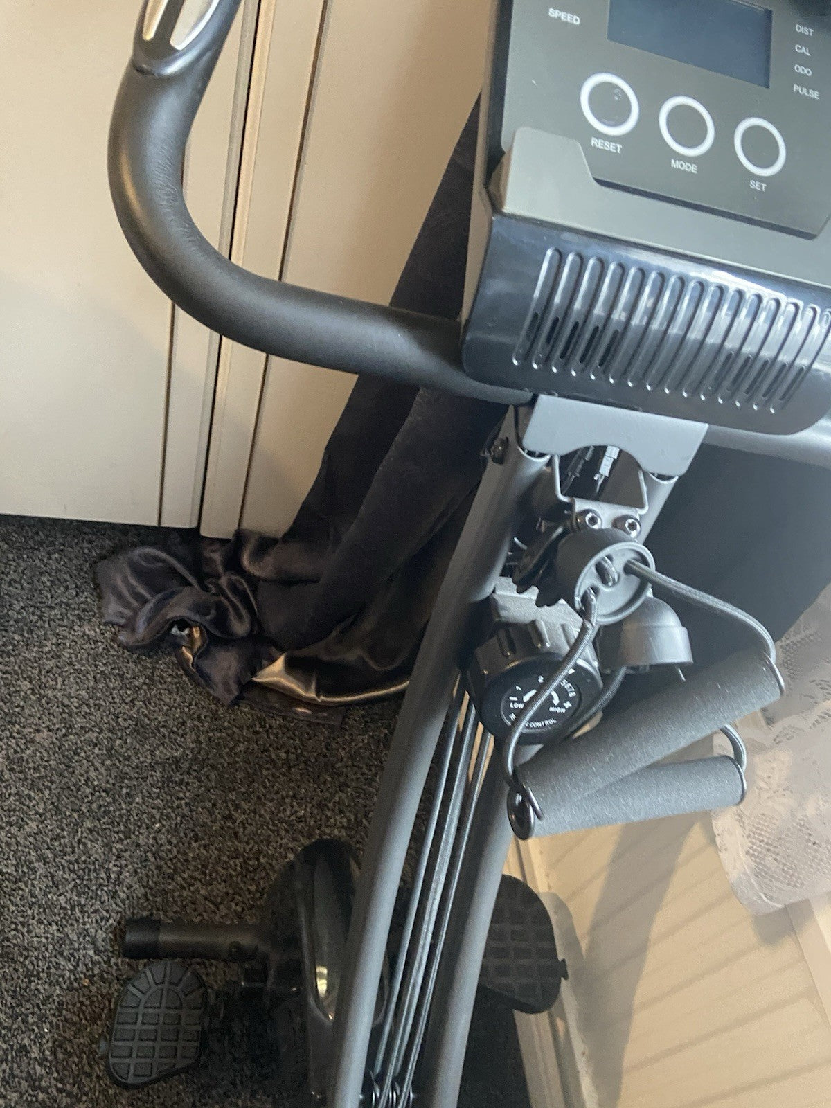 Slim Cycle foldable exercise bike worth over £200. Compact and sturdy