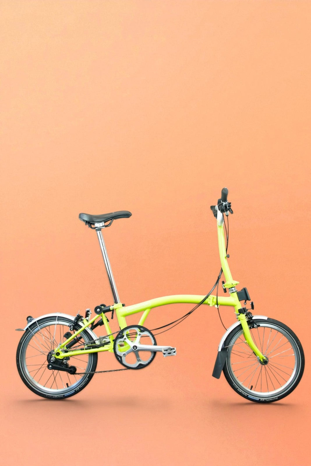 Brompton M6L (C Line Explore) - Lime Green