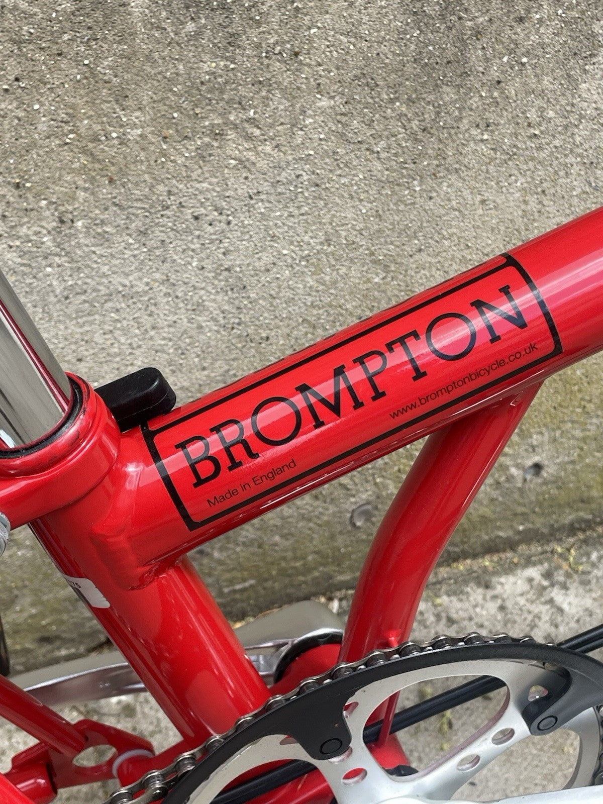 Brompton M3L Folding Bike 2004 - Red (NOS)