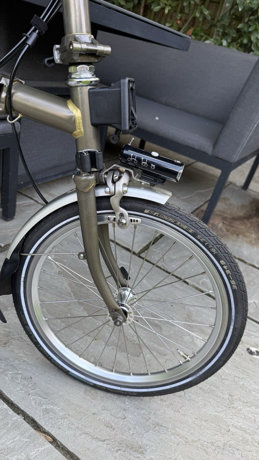 Brompton Gold Lacquer Limited Edition Bike - 6-Speed 2014 Fully upgraded