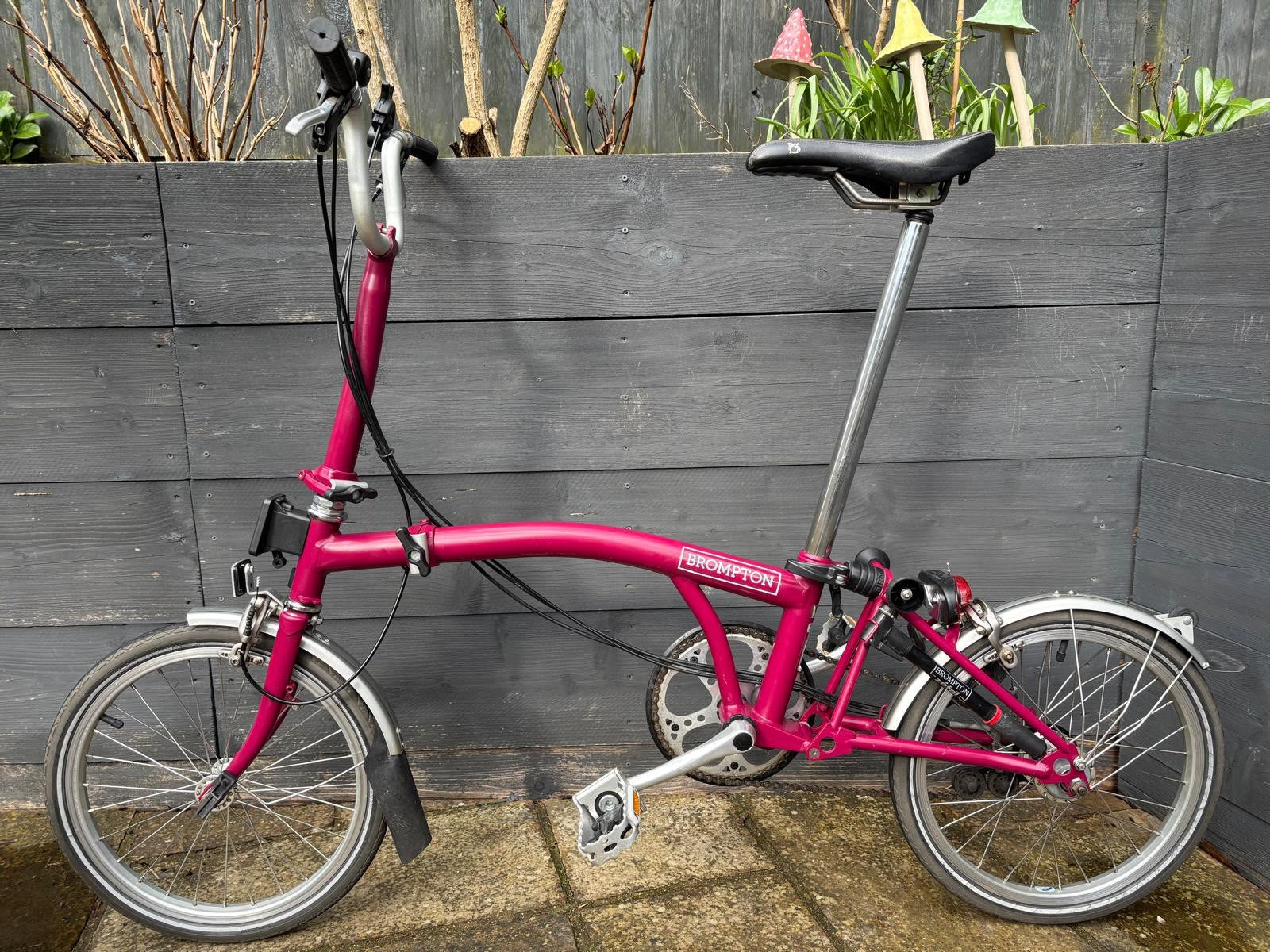 Brompton M6L C line equivalent Folding Bike 6 Speed - light leisure Used
