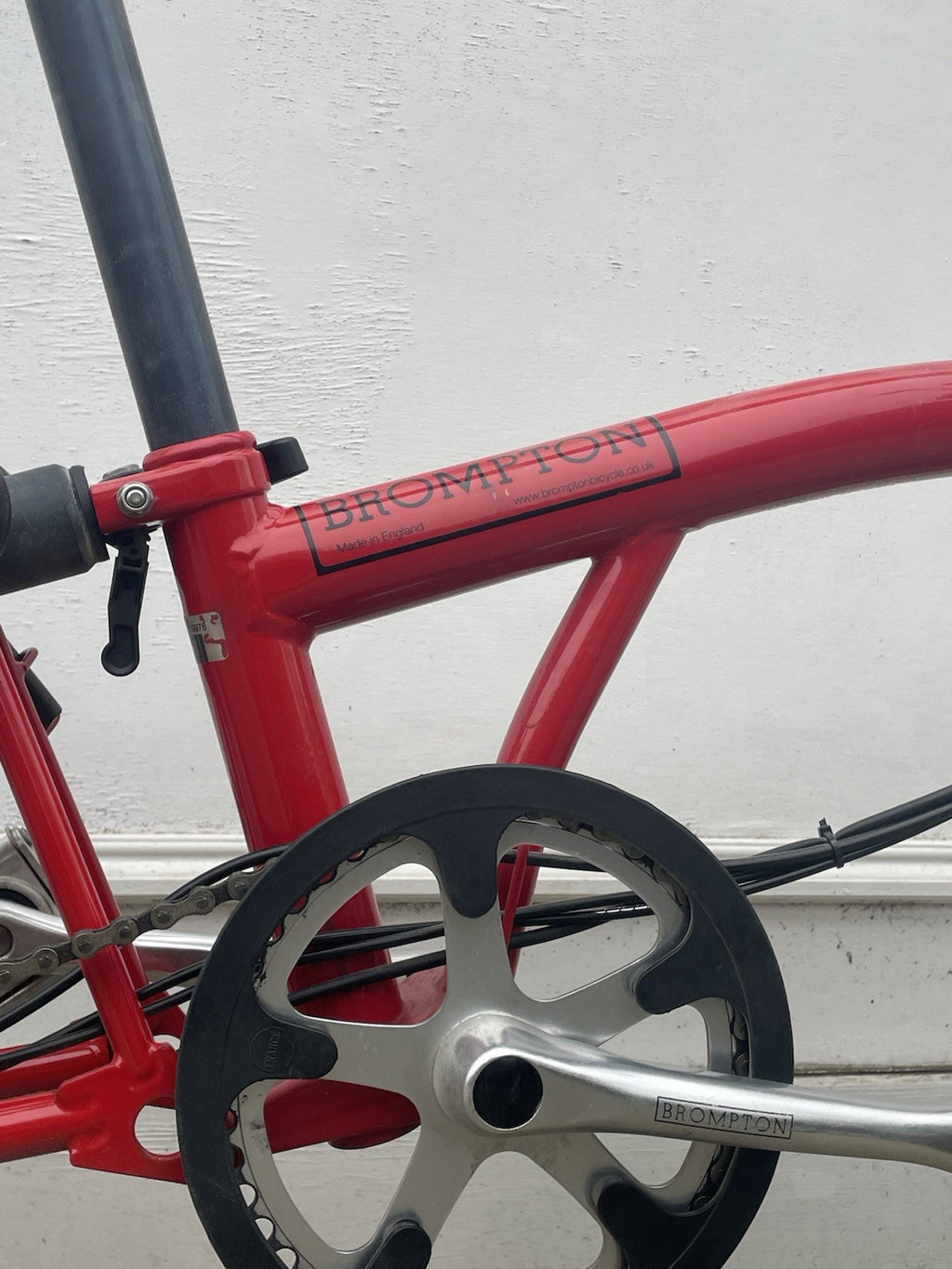 Brompton M6R Folding Bike 6-Speed, Red