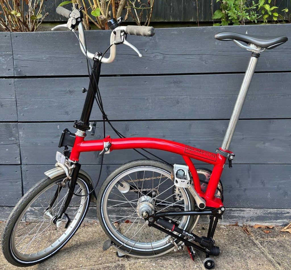 Brompton M3L C Line 3 speed in Red/Black - Excellent All Original Condition