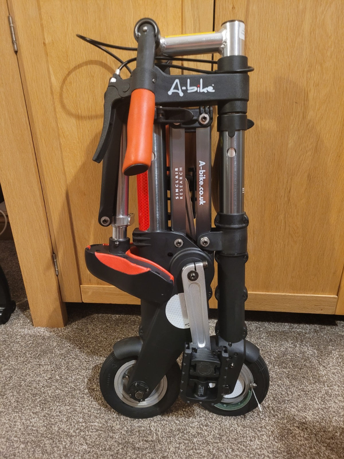Genuine Sinclair Research A-Bike folding bike with original Bag & Paperwork