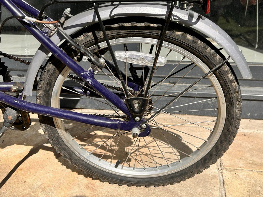 Apollo Tuck 20'' Lightweight Folding Bike Single Speed Blue