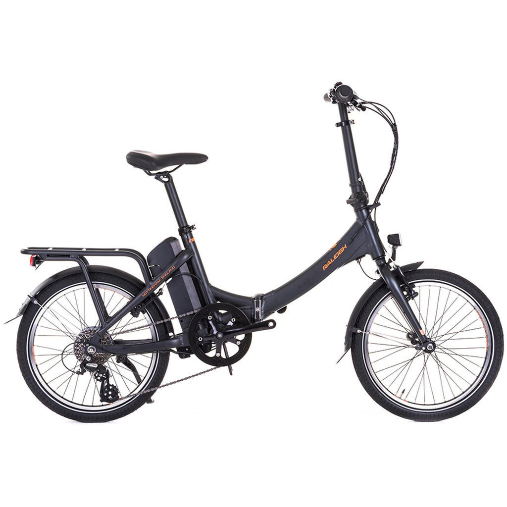 Raleigh Stow E Way Compact 8-Speed Folding E--Bike - Grey (Scratched Frame)