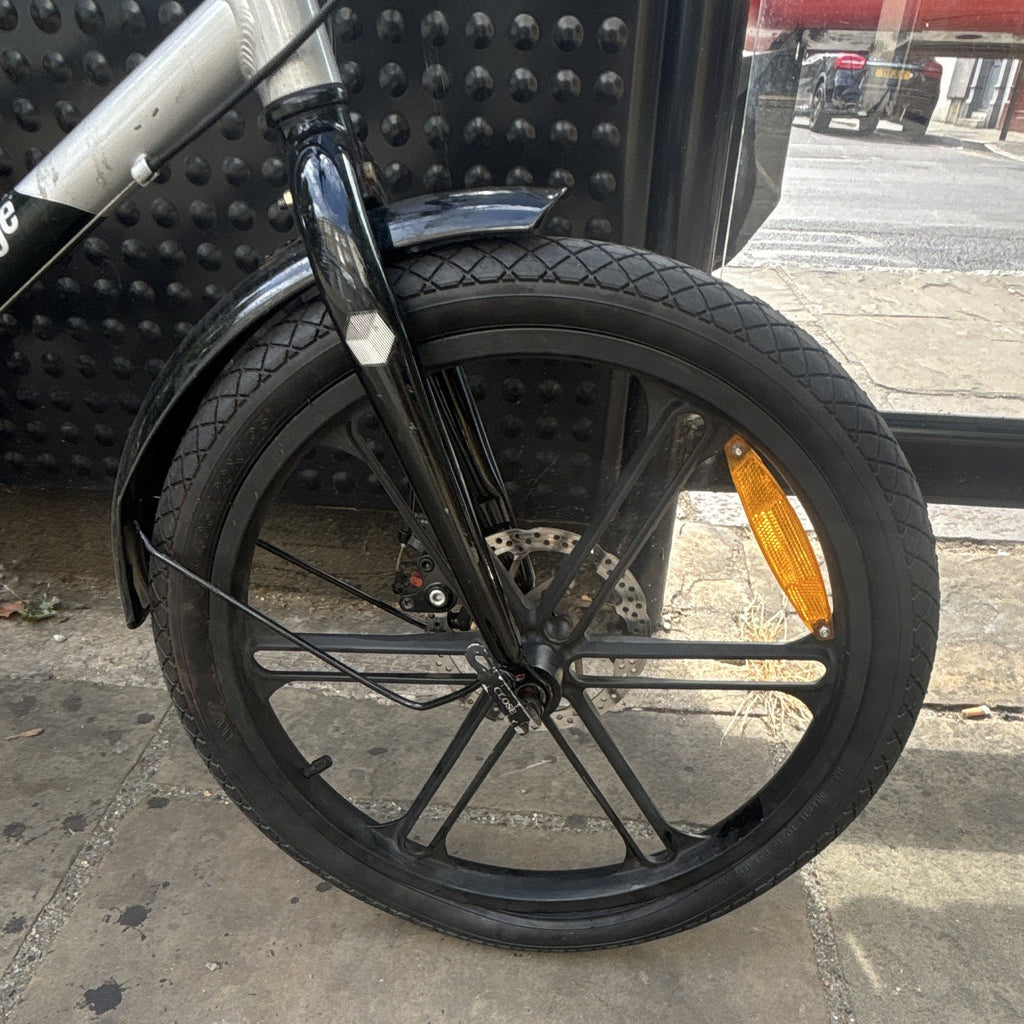 Challenge Urban Camper Folding Bike 20in Mechanical Disc Brakes Silver/Black