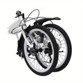 20" Folding Bike Adults Bicycle Lightweight Alloy Bicycle Folding City Bike UK