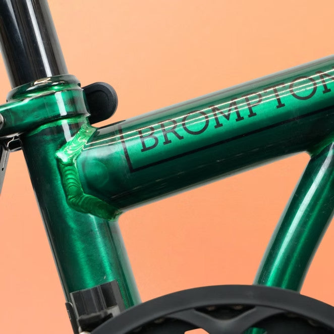 USED ONCE Brompton P Line Urban - Emerald Green